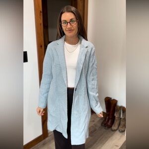 Rachel Zoe Light Blue Trench Coat